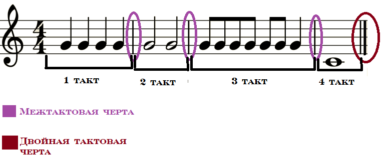 такут и тактовые черты